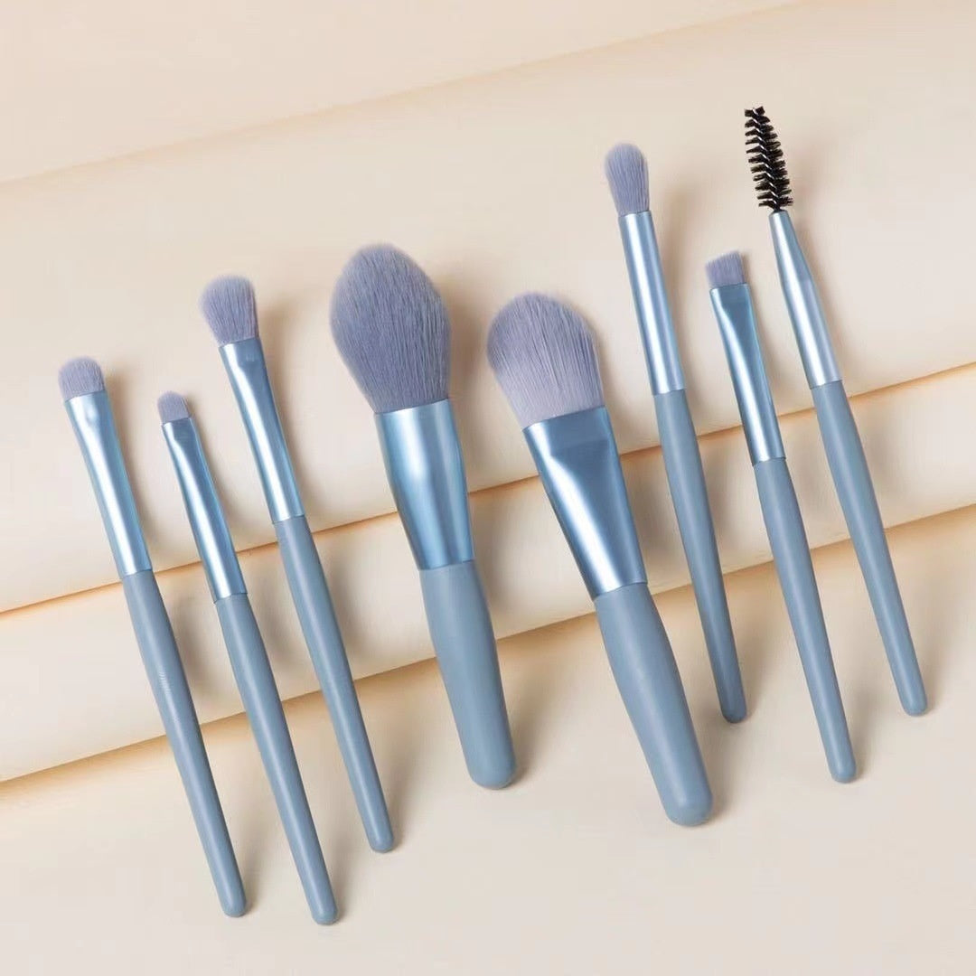 Eight Macaron Makeup Brush Eye Detail Set