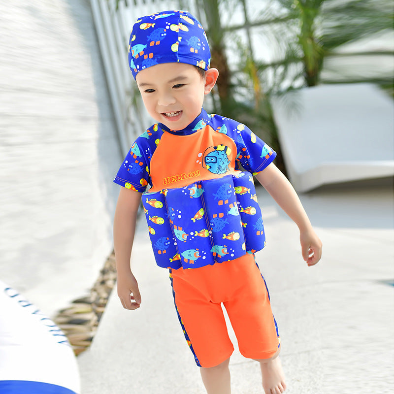 Newly Arrived at Buy Center: Children's Buoyancy Swimsuit Girl Girl Infant Swimsuit Baby Boy Toddler Jumpsuit