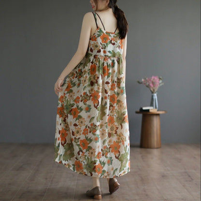 Buy Center Deal-Retro Elegant Age-reducing Vacation Skirt Mid-length Slimming Dress