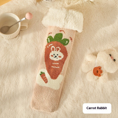 Lamb Fleece Room Socks Children's Tube Socks Buy Center