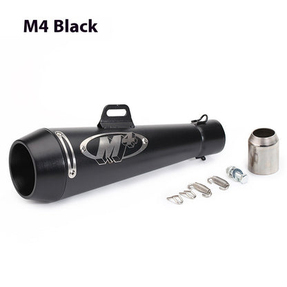 Newly Arrived at Buy Center: Motorcycle Modification Accessories Large Displacement M4 Exhaust Pipe Universal M4 Black