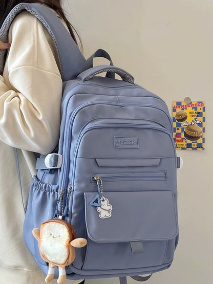 Fresh Arrivals at Buy Center: Large Capacity Minority Simple Backpack Blue Without Pendant