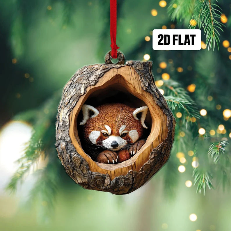 Christmas Tree Decorations Small Animal 2D Flat Print Acrylic Small Pendant Buy Center