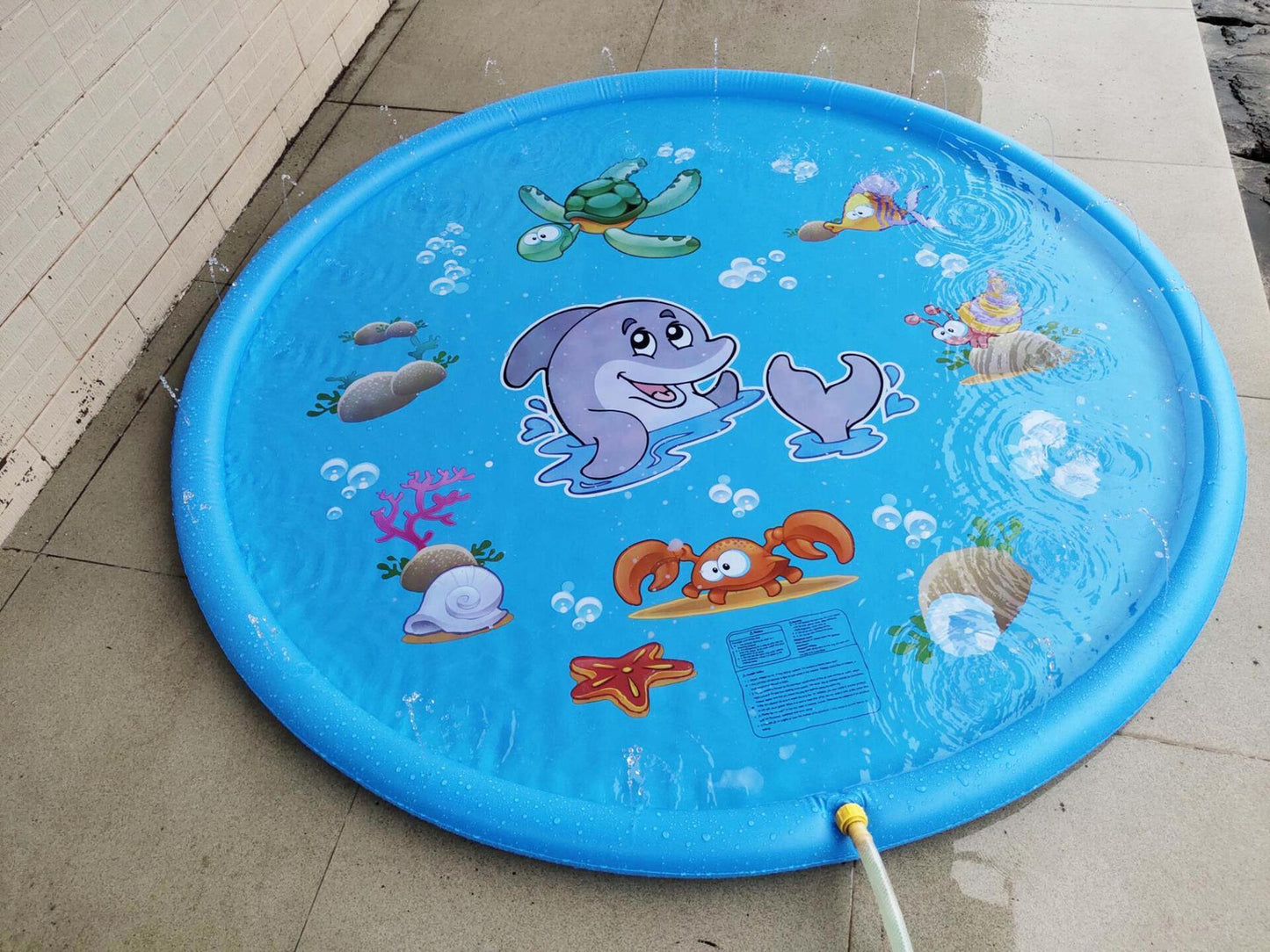 Durable Children's Water Spray Pool Mat Splash Sprinkle Play Pad Mat Buy Center