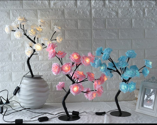 LED Tree Lamp Rose Small Tree Lamp Modeling Lamp Table Lamp | Home Improvement2 | Buy Center