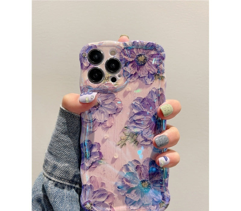 Newly Released at Buy Center: Art Oil Painting Flowers 15promax Phone Case