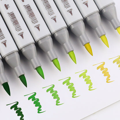 Fresh Arrivals at Buy Center: Oily Soft-tip Marker Student Hand-painted Design Set