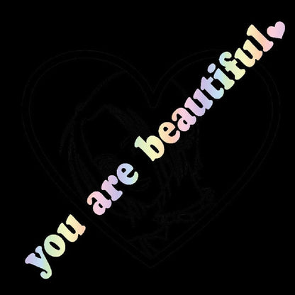 Fresh Arrivals at Buy Center: You Are Beautiful Sport Pvc Vinyl Stickers