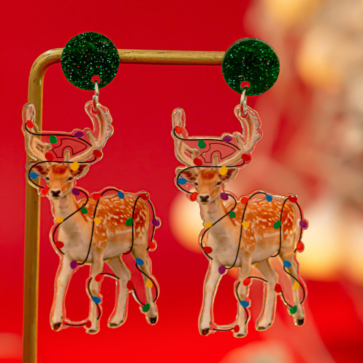 Christmas Creative Zodiac Acrylic Earrings Buy Center