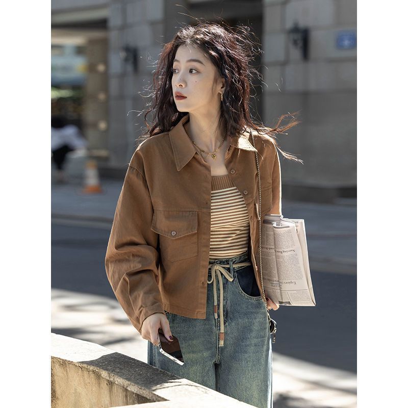 Coat Design Sense Hong Kong Style Top Vintage Long Sleeve Shirt Buy Center