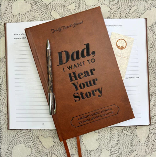 Buy Center Hot Pick-Creative Retro Dad Story Leather Notebook Picture Style