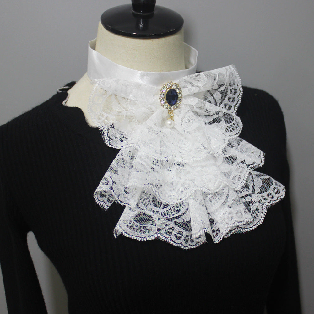 Fresh Arrivals at Buy Center: Retro Small Scarf Lace Decoration