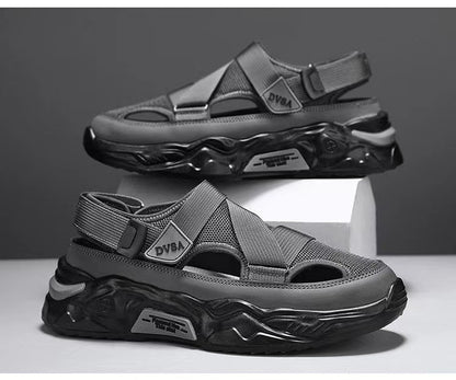 New at Buy Center: Men's Summer Platform Lightweight Non-slip Breathable Mesh Sandals