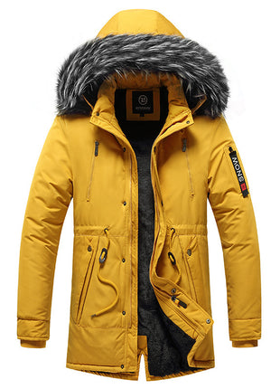 Casual Korean-style Cotton-padded Coat For Men