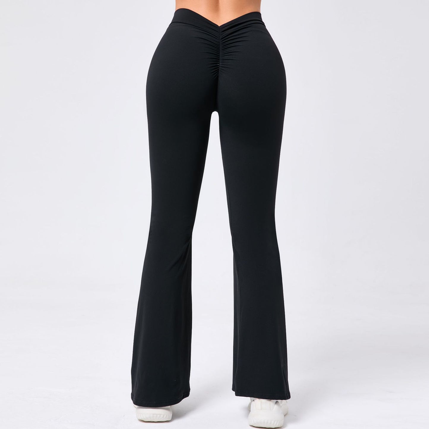 Ladies' Hip Lifting Yoga V Waist Bell-bottom Pants Buy Center