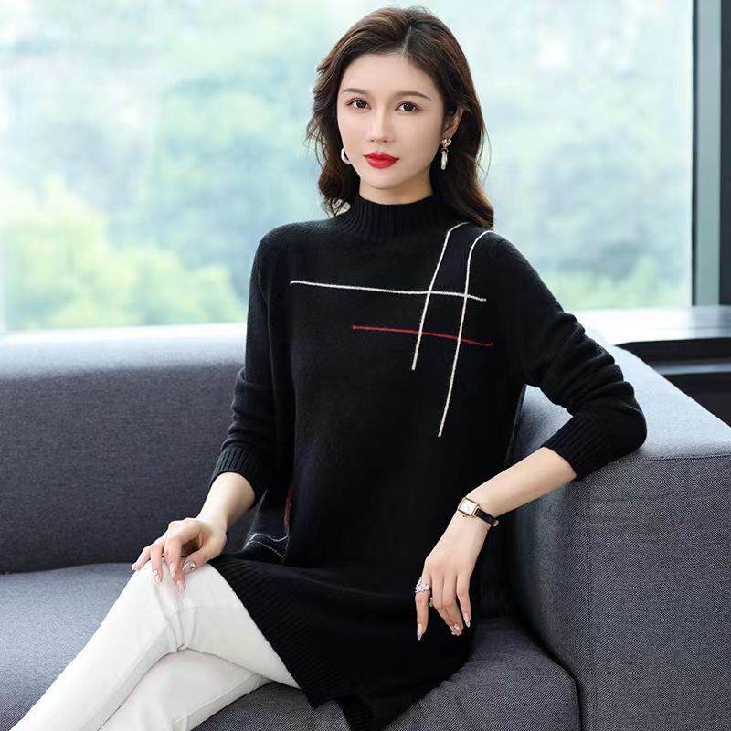 Western Style Inner Matching Coat Base Knitting Woolen Skirt Buy Center