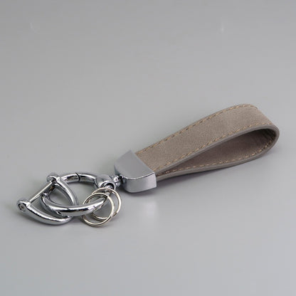 Suede Car Hardware Anti-lost Keychain Buy Center