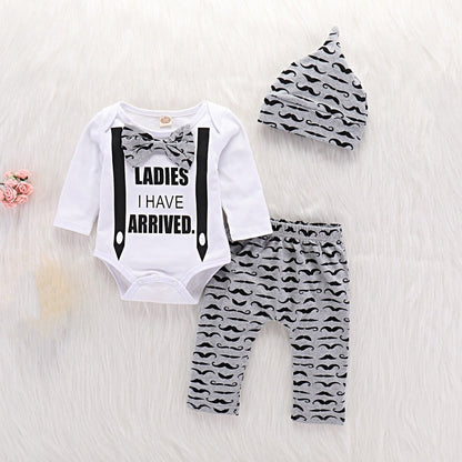 Fresh on the Scene at Buy Center: Minimalist And Creative Printed Men's Baby Set