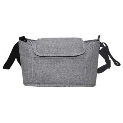 Multifunction Baby Stroller Bag Organizer Maternity Nappy Bag Stroller Accessories Cup wheelchair bag Grey