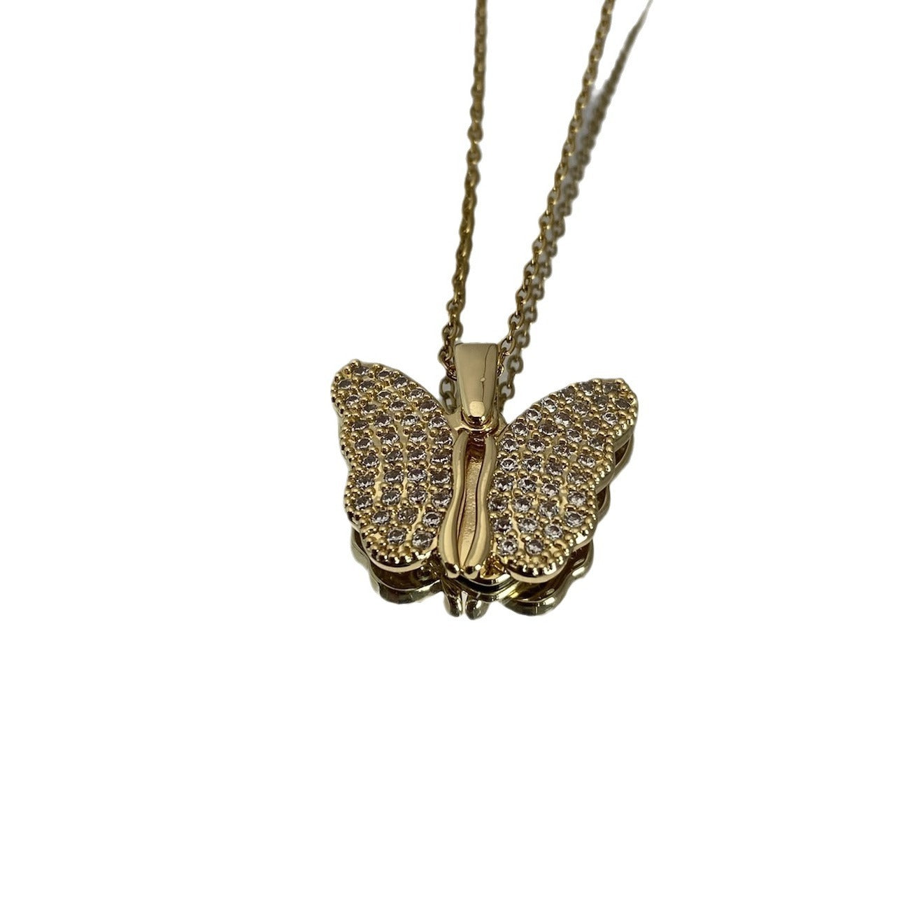 Butterfly Necklace Female Pendant Titanium Steel Clavicle Chain Buy Center