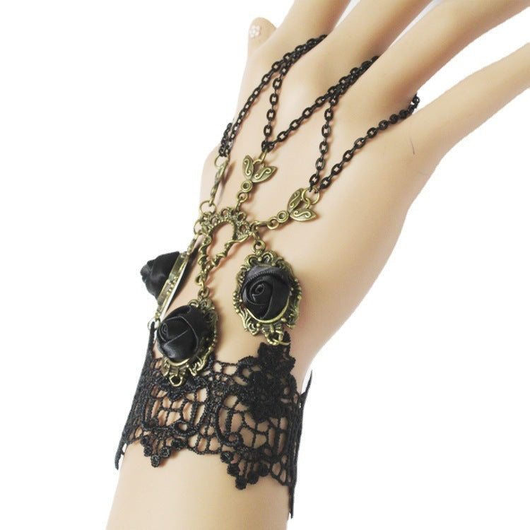 Accesorios Pulsera de mujer de encaje vintage negro