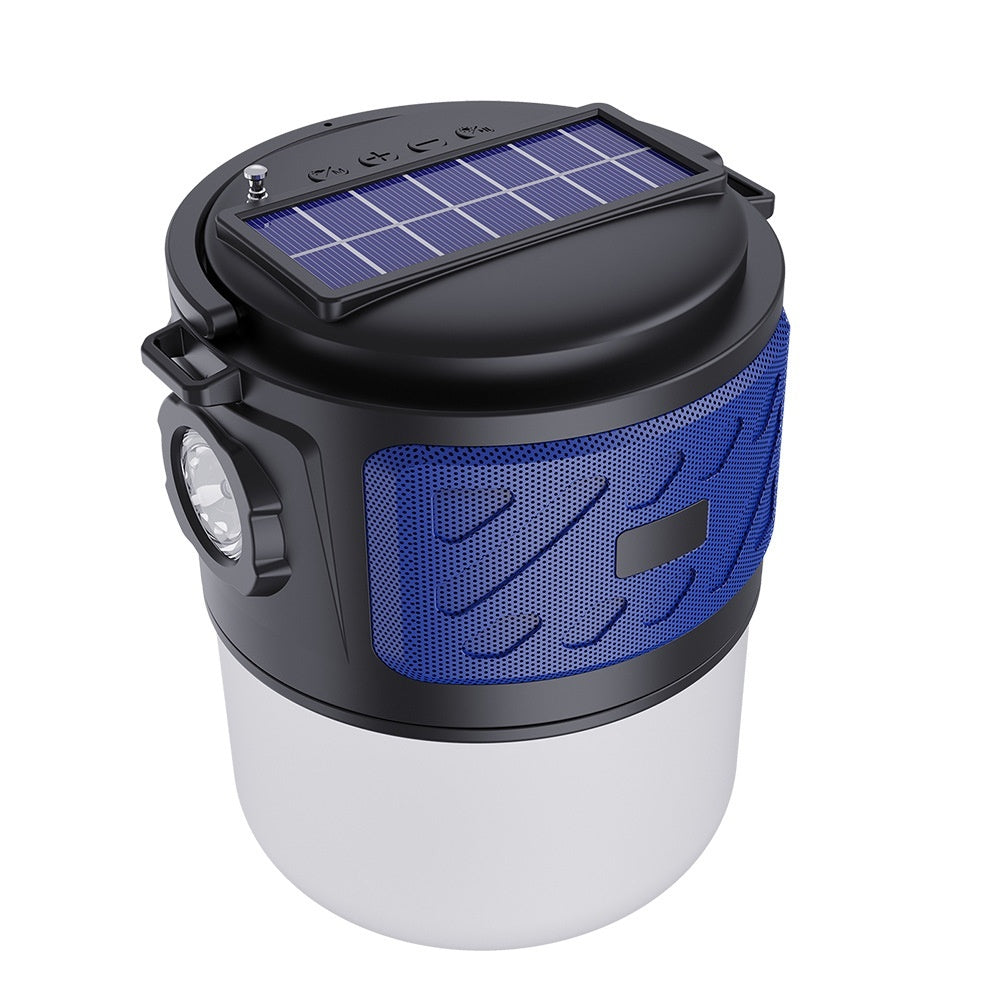 Fresh Arrivals at Buy Center: Convenient Solar Energy Camping Lights Mobile Wireless Card Creative Portable Audio Blue