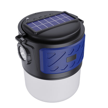 Fresh Arrivals at Buy Center: Convenient Solar Energy Camping Lights Mobile Wireless Card Creative Portable Audio Blue