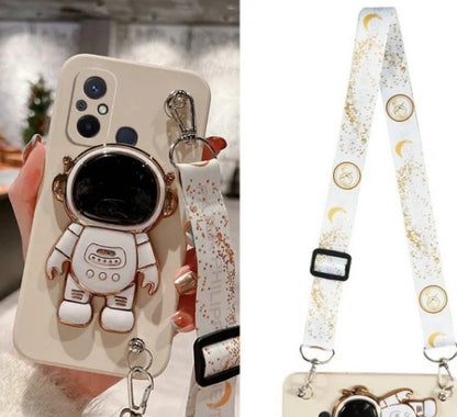 Fresh on the Scene at Buy Center: Crossbody Silicone Phone Case With Lanyard Piano White