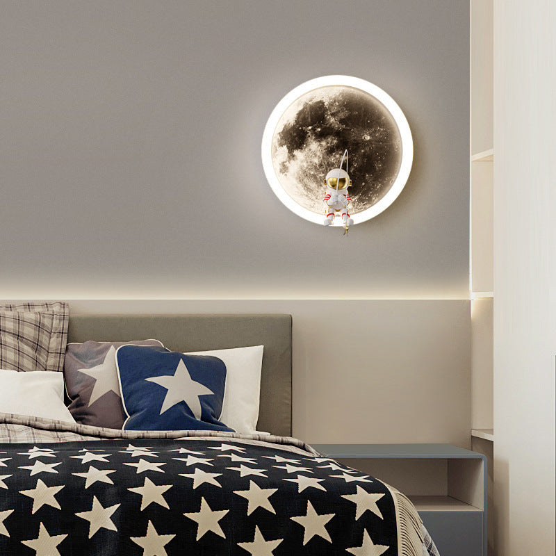 Hot New Items at Buy Center: Internet Celebrity Moon Wall Lamp Modern Minimalist