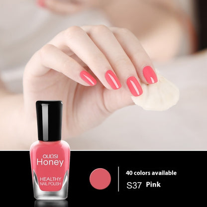 Just Arrived at Buy Center: Water-based Peelable Tearable Nail Polish 8ml 37 Peach Pink 8ml