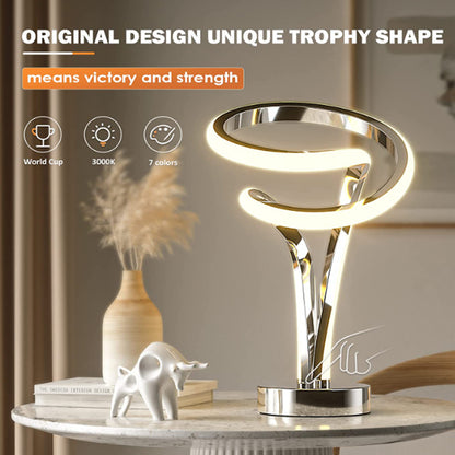 Newly Released at Buy Center: Aluminum Alloy Bar Table Lamp LED Wooden Eye Protection Table Lamp Can Be Used For USB Charging