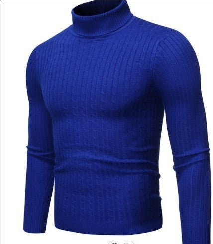 Men's Turtleneck Long Sleeve Sweater Casual Sweater Top Buy Center