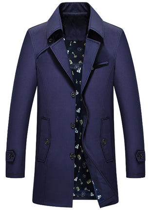 Manteau tendance et élégant pour homme, veste décontractée de style coréen pour le printemps et l'automne