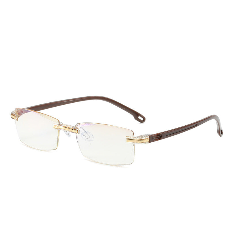 Just Arrived at Buy Center: Automatic Zoom Trimming Reading Glasses Anti-blue Light Brown