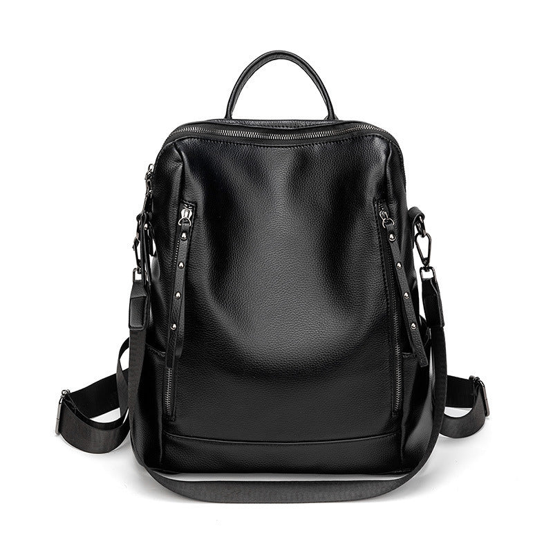 Trendy Backpack Women's Fashionable PU Soft Leather Buy Center