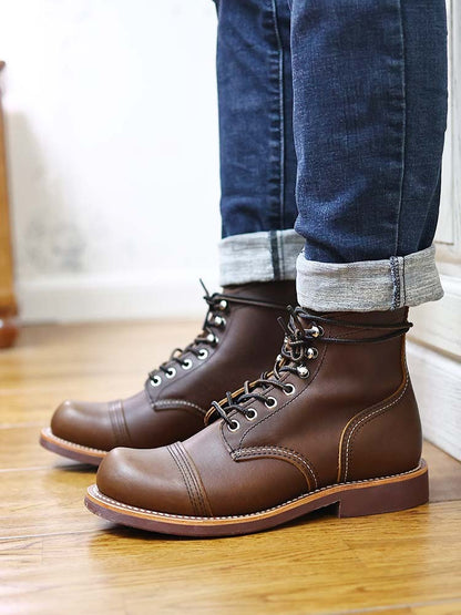 Newly Released at Buy Center: Vintage Work Boots High-top Casual Locomotive