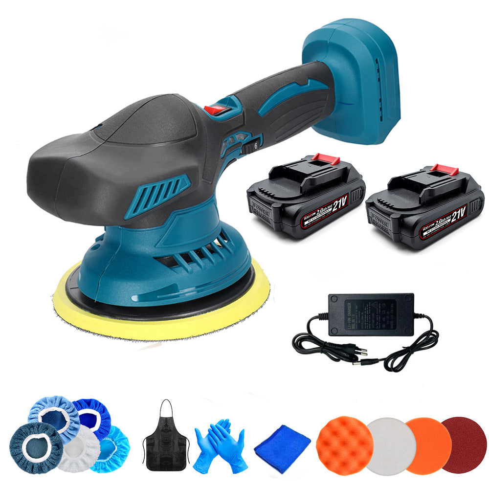 Newly Released at Buy Center: 21v Lithium Battery Wireless Electric Car Small Polishing Machine 145mm Two electric and one charging