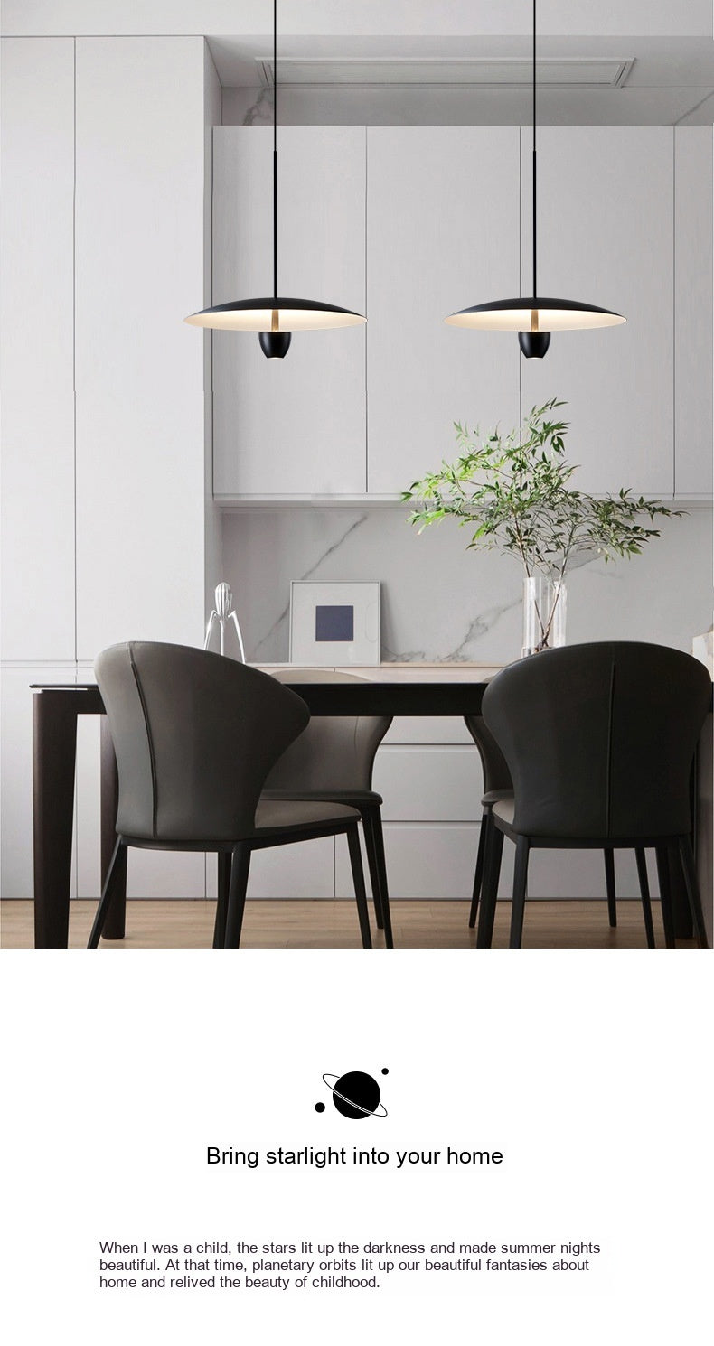 Newly Released at Buy Center: Modern Minimalist Dining Room Chandelier Nordic Minimalist Bedroom Bedside Chandelier Black