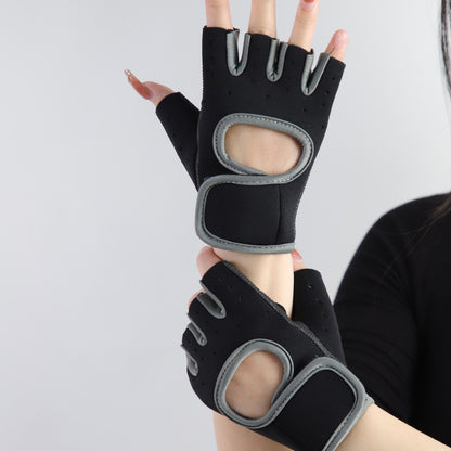 Just Arrived at Buy Center: Sports Cycling Half-finger Fitness Gloves Gray