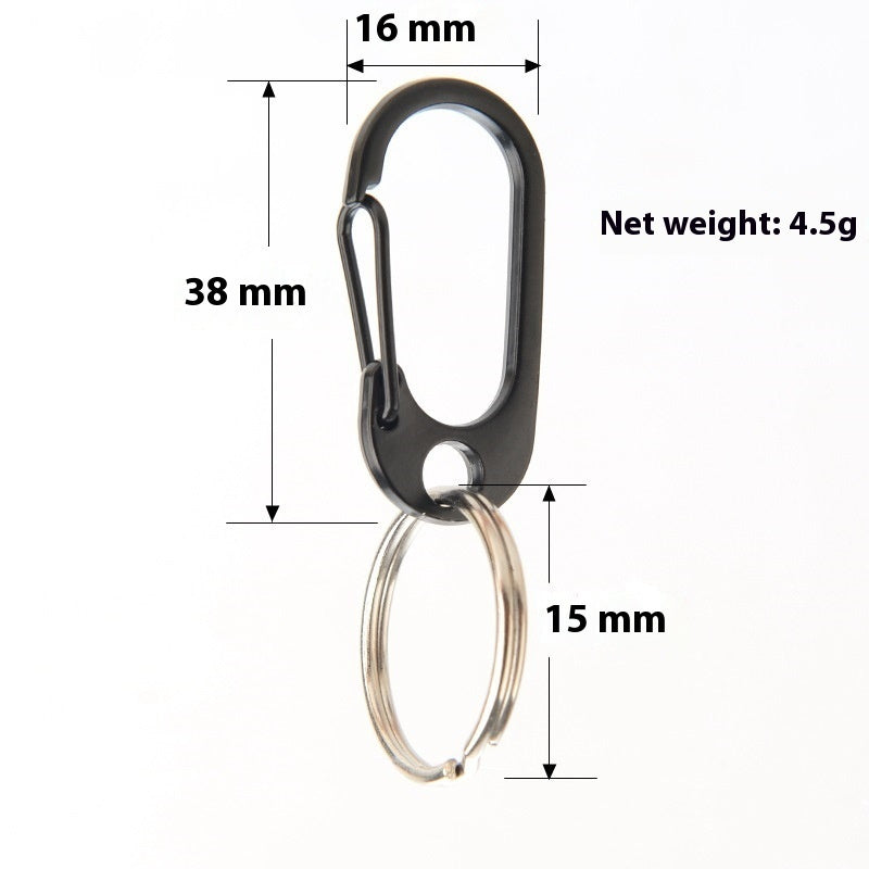 Buy Center Deal-Outdoor Carry Equipment Alloy Material Climbing Button Carabiner Keychain