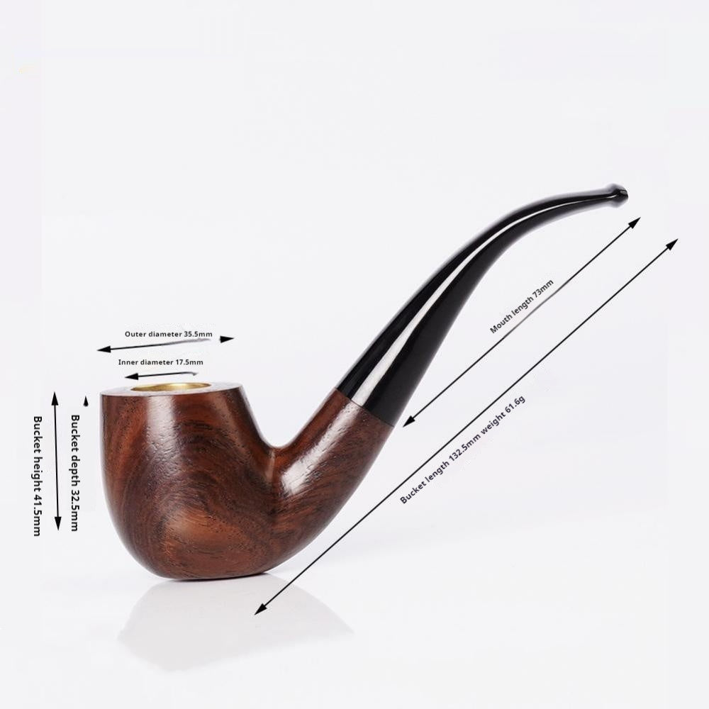 Newly Released at Buy Center: Costustoot Handmade Blackwood Pipe Wooden Smoking Set Pipe Dual-use New Product Copper Pot Ac0051