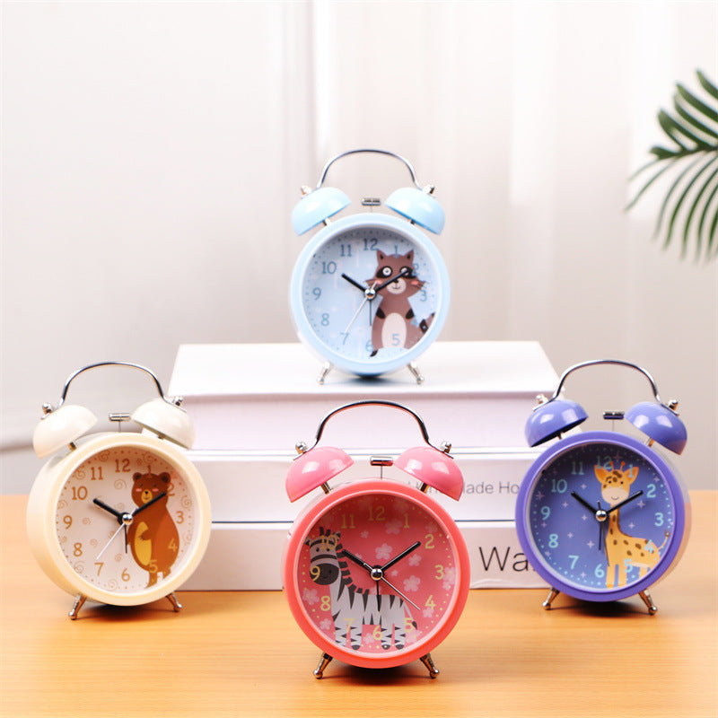 Just Arrived at Buy Center: Fashion Creative Animal Face 3-inch Bell Alarm Clock