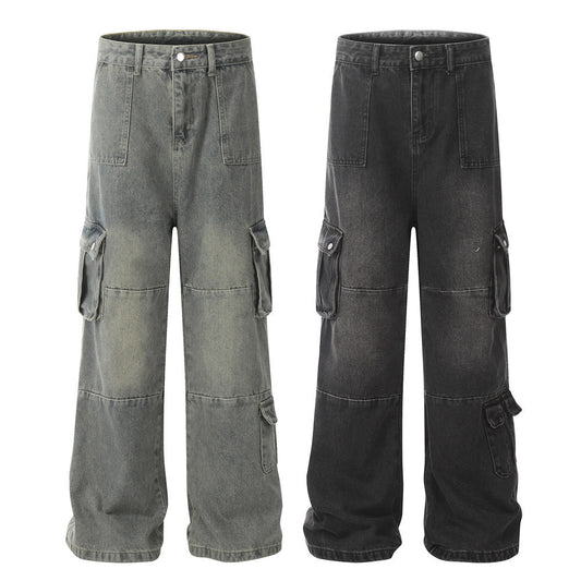 Newly Released at Buy Center: Workwear Washed And Worn Jeans For Men