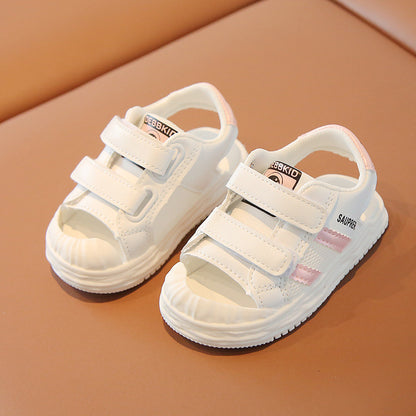 Fresh Arrivals at Buy Center: Baby Summer Soft Bottom Sandals Pink