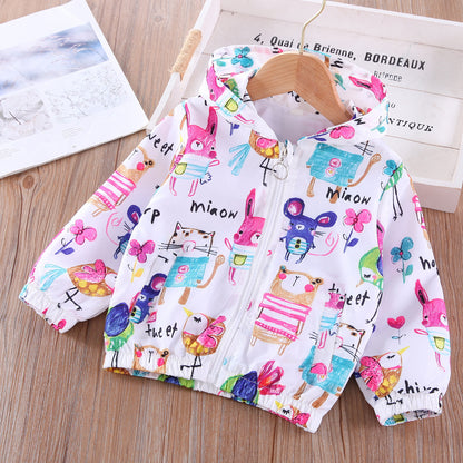 Fresh Arrivals at Buy Center: Girls' Printed Cartoon Jacket 80606032