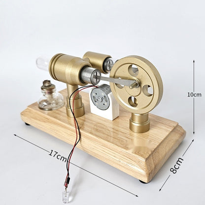 Just Arrived at Buy Center: Stirling Engine Model Small Invention Generator Power Rangers Turbo Science Science Popularization Experiment FY Golden Power Generation Default