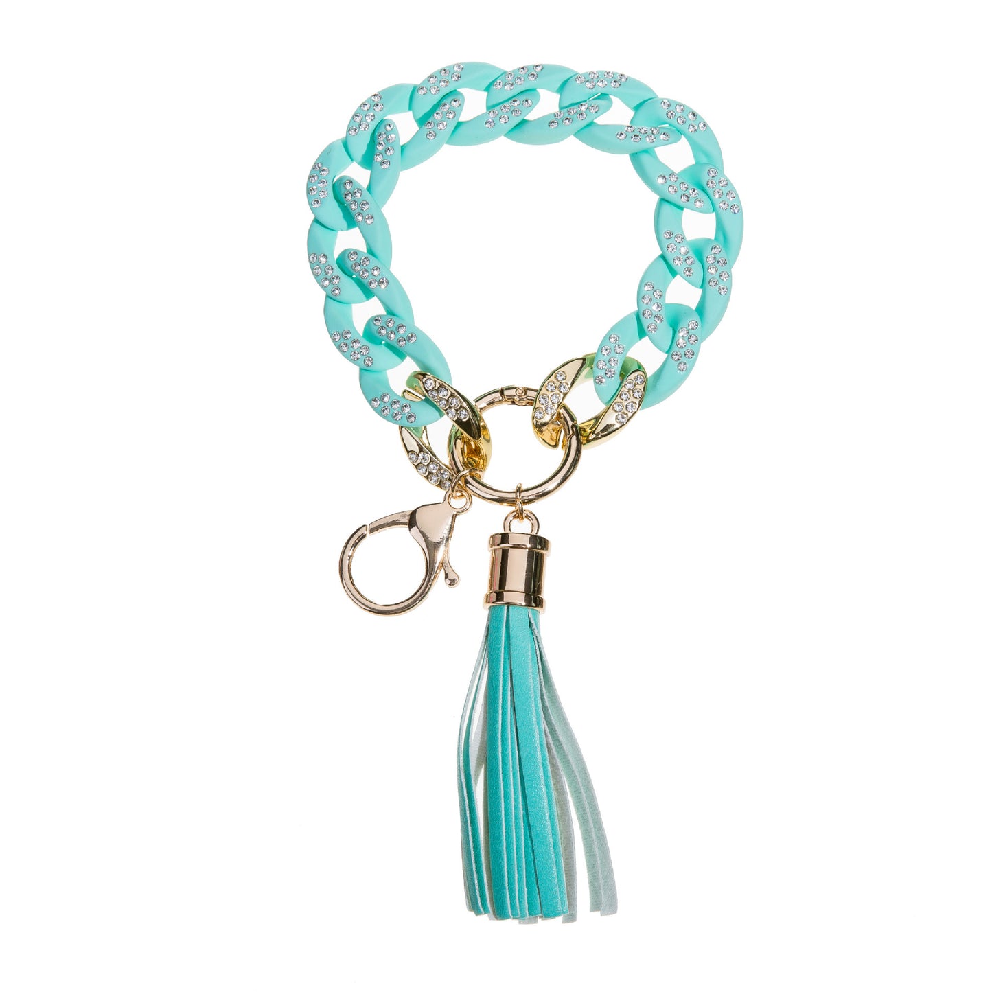 Buy Center Choice-Resin Bracelet Women's Color Keychain 3Style