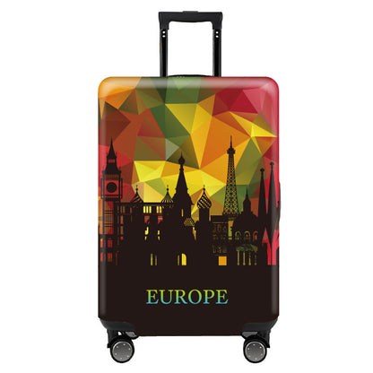 Newly Released at Buy Center: Trendy Unique Suitcase Suite Elastic Case Cover Luggage Protective Cover Travel Trolley Case Dust Cover 015style