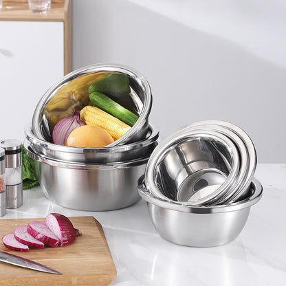 304 Food Grade Stainless Steel Basin Thickened Vegetable Washing Bowl Multi-purpose Buy Center