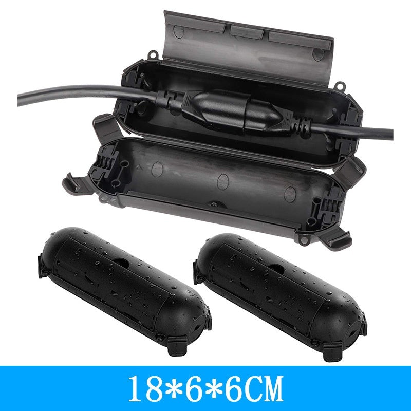 Hot New Items at Buy Center: Cable Safety Junction Box Power Supply Extensionlines Socket Protective Cover Small Size BLACK PAW Holes